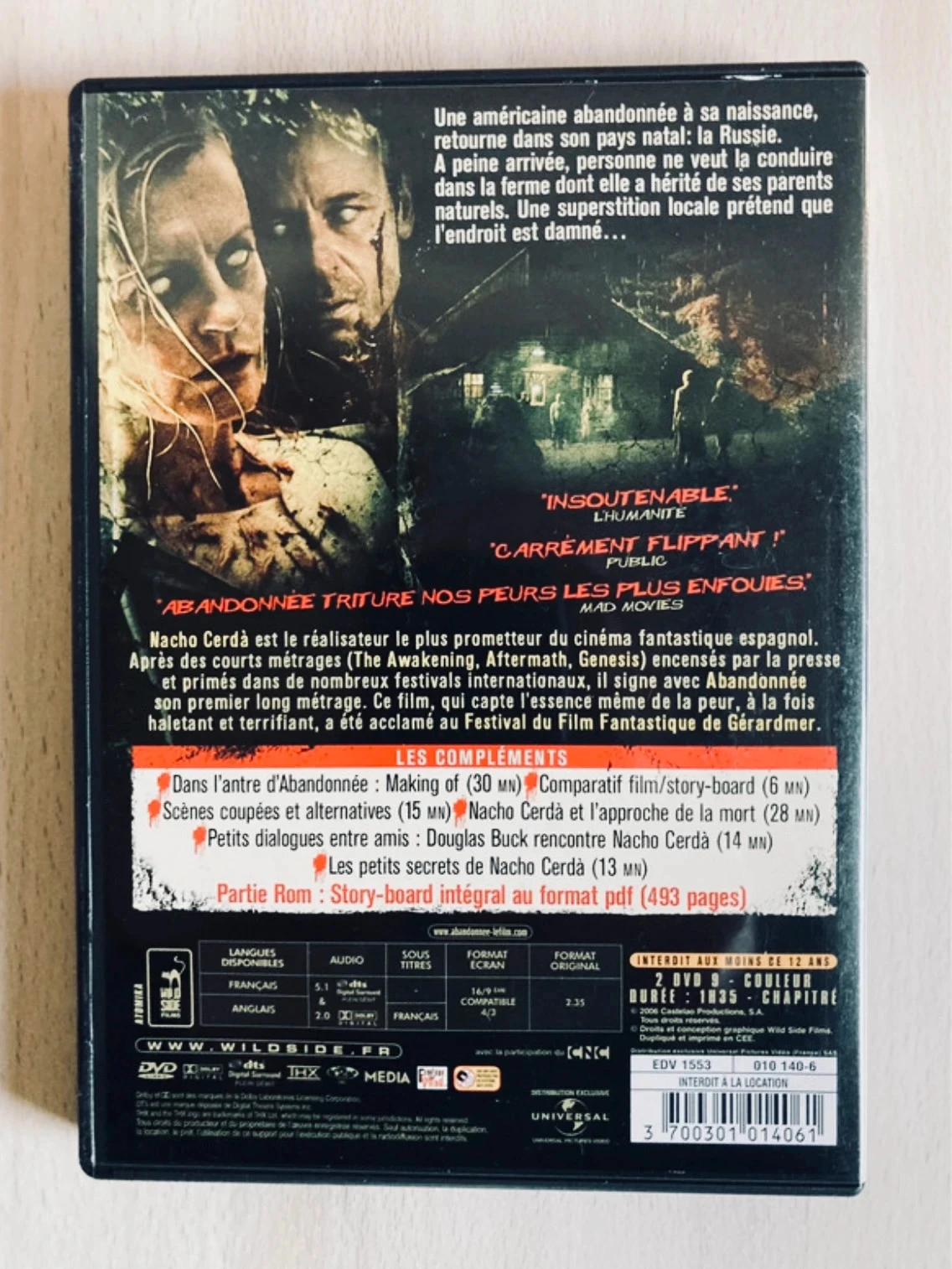 Verlaten DVD van Nacho Cerda collector's editie. – photo 3